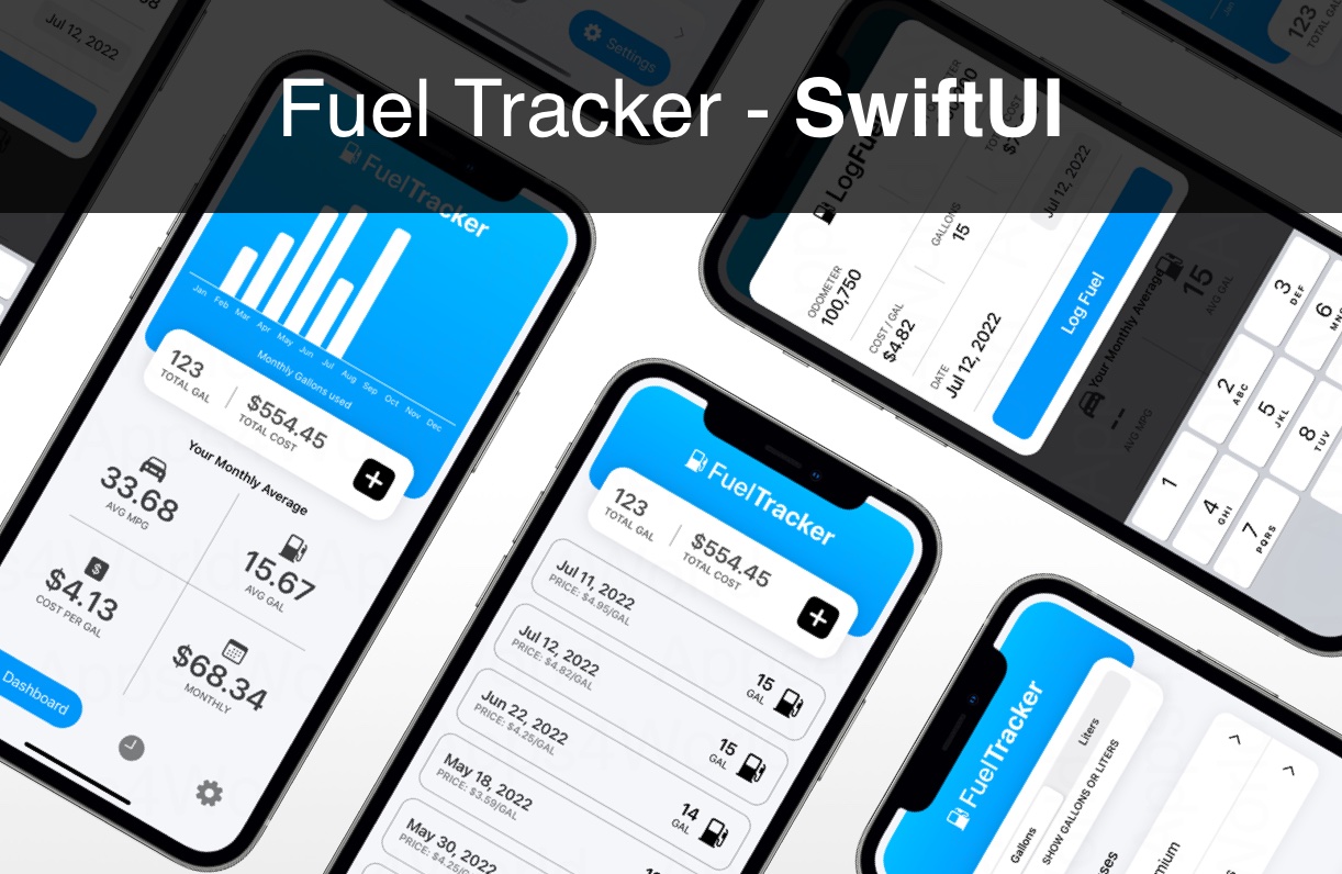 Fuel Tracker iOS app template